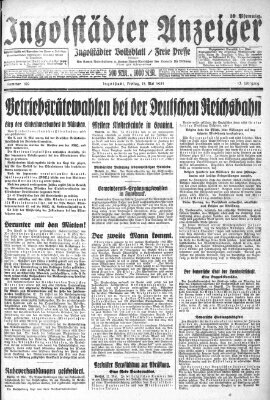 Ingolstädter Anzeiger Freitag 15. Mai 1931