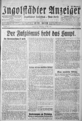 Ingolstädter Anzeiger Dienstag 26. Mai 1931