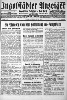 Ingolstädter Anzeiger Mittwoch 10. Juni 1931