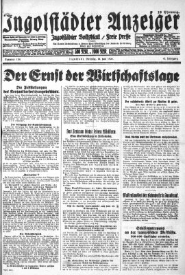 Ingolstädter Anzeiger Dienstag 16. Juni 1931