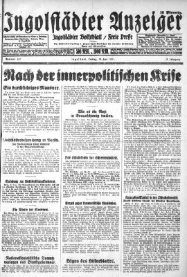 Ingolstädter Anzeiger Freitag 19. Juni 1931