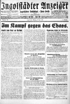 Ingolstädter Anzeiger Montag 22. Juni 1931