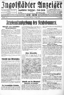 Ingolstädter Anzeiger Mittwoch 5. August 1931