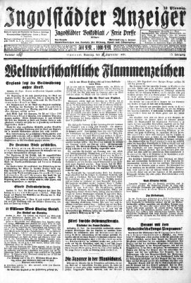 Ingolstädter Anzeiger Dienstag 22. September 1931