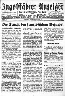 Ingolstädter Anzeiger Mittwoch 30. September 1931