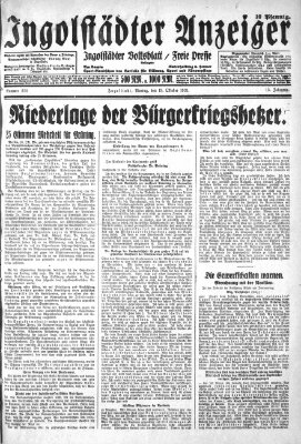 Ingolstädter Anzeiger Montag 19. Oktober 1931