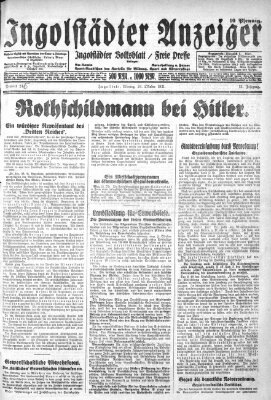 Ingolstädter Anzeiger Montag 26. Oktober 1931