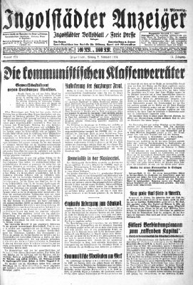 Ingolstädter Anzeiger Montag 2. November 1931