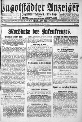 Ingolstädter Anzeiger Dienstag 24. November 1931