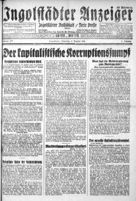 Ingolstädter Anzeiger Donnerstag 3. Dezember 1931