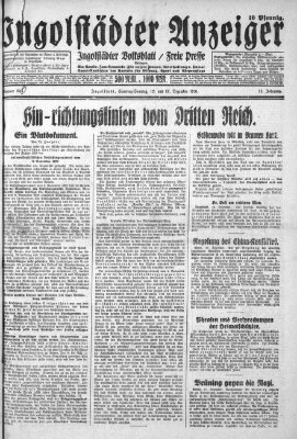 Ingolstädter Anzeiger Samstag 12. Dezember 1931