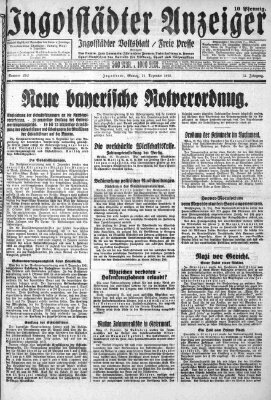 Ingolstädter Anzeiger Montag 21. Dezember 1931