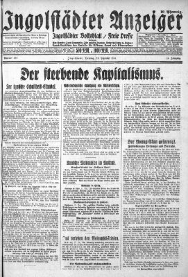 Ingolstädter Anzeiger Dienstag 29. Dezember 1931