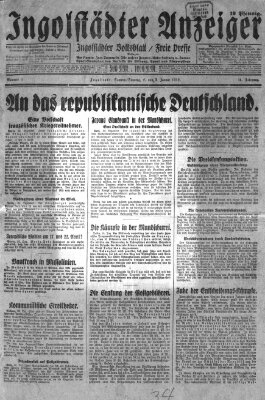 Ingolstädter Anzeiger Sonntag 3. Januar 1932