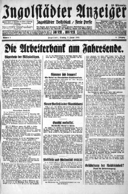 Ingolstädter Anzeiger Dienstag 5. Januar 1932