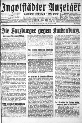 Ingolstädter Anzeiger Samstag 16. Januar 1932