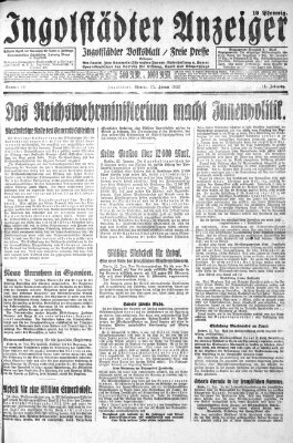 Ingolstädter Anzeiger Montag 25. Januar 1932