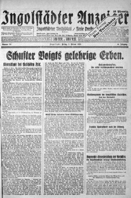 Ingolstädter Anzeiger Freitag 5. Februar 1932