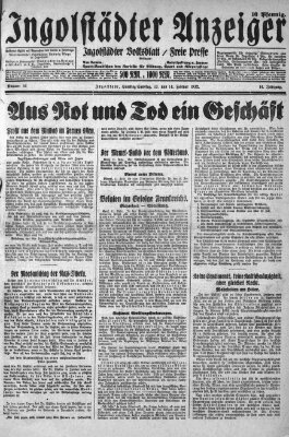 Ingolstädter Anzeiger Samstag 13. Februar 1932