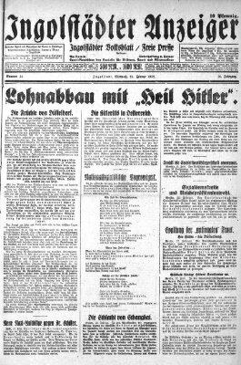 Ingolstädter Anzeiger Mittwoch 24. Februar 1932