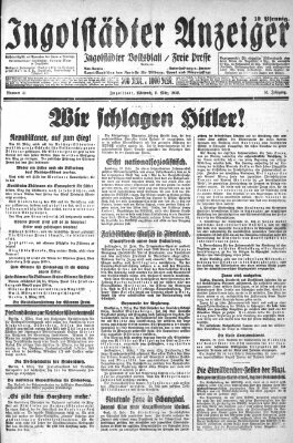 Ingolstädter Anzeiger Mittwoch 2. März 1932