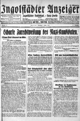 Ingolstädter Anzeiger Dienstag 8. März 1932