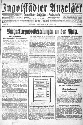 Ingolstädter Anzeiger Sonntag 13. März 1932