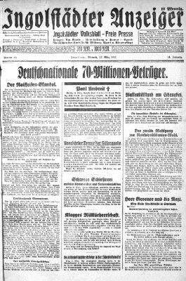 Ingolstädter Anzeiger Mittwoch 23. März 1932