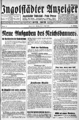 Ingolstädter Anzeiger Montag 18. April 1932