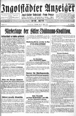 Ingolstädter Anzeiger Dienstag 19. April 1932