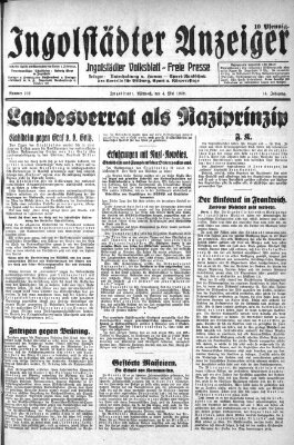 Ingolstädter Anzeiger Mittwoch 4. Mai 1932