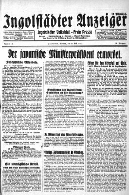 Ingolstädter Anzeiger Mittwoch 18. Mai 1932