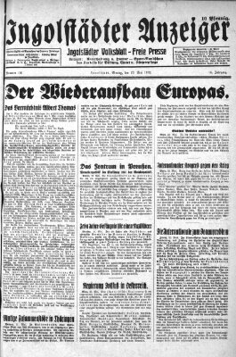 Ingolstädter Anzeiger Montag 23. Mai 1932