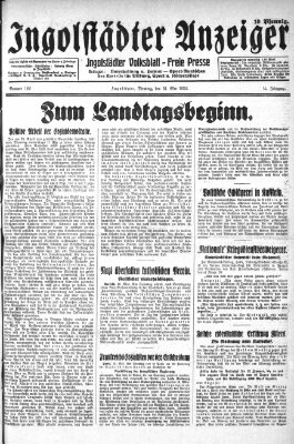 Ingolstädter Anzeiger Dienstag 31. Mai 1932