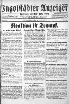 Ingolstädter Anzeiger Samstag 11. Juni 1932