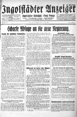 Ingolstädter Anzeiger Montag 13. Juni 1932