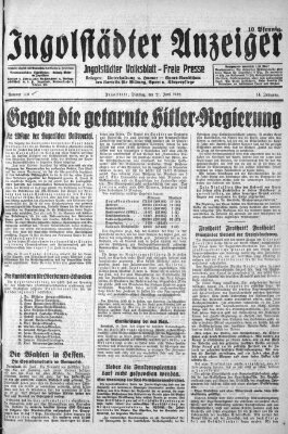 Ingolstädter Anzeiger Dienstag 21. Juni 1932