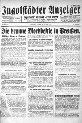 Ingolstädter Anzeiger Dienstag 28. Juni 1932