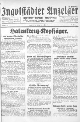 Ingolstädter Anzeiger Freitag 8. Juli 1932