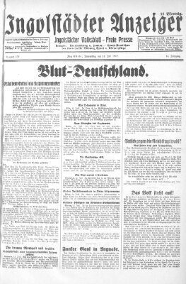 Ingolstädter Anzeiger Donnerstag 14. Juli 1932