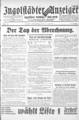 Ingolstädter Anzeiger Samstag 30. Juli 1932