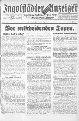 Ingolstädter Anzeiger Freitag 12. August 1932