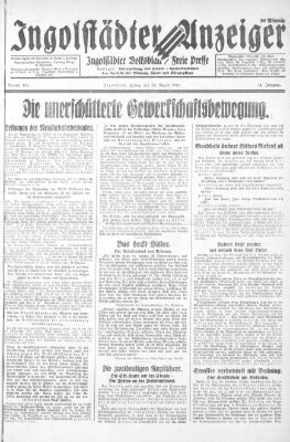Ingolstädter Anzeiger Friday 26. August 1932