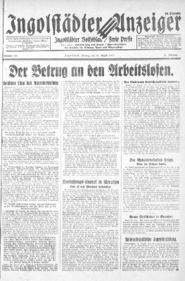 Ingolstädter Anzeiger Montag 29. August 1932