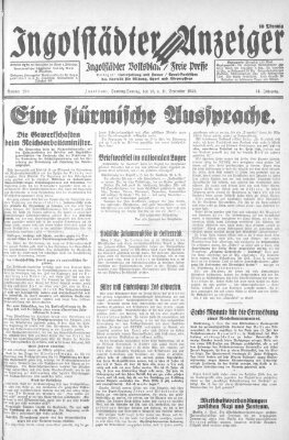 Ingolstädter Anzeiger Saturday 10. September 1932