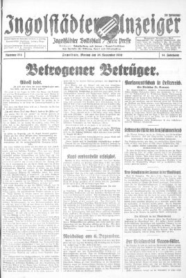 Ingolstädter Anzeiger Montag 28. November 1932