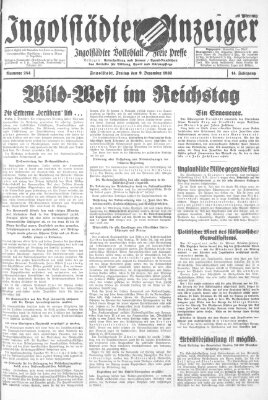 Ingolstädter Anzeiger Freitag 9. Dezember 1932