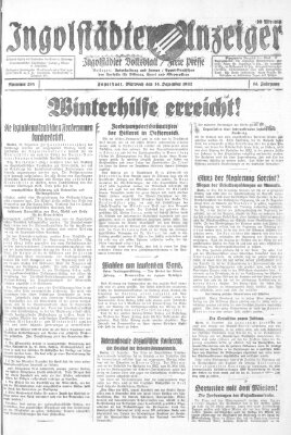 Ingolstädter Anzeiger Mittwoch 14. Dezember 1932