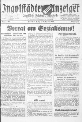 Ingolstädter Anzeiger Freitag 16. Dezember 1932