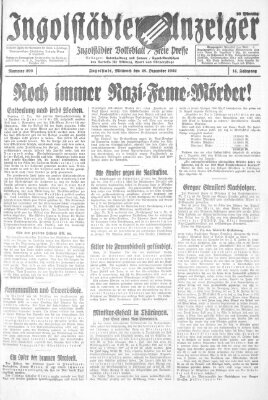 Ingolstädter Anzeiger Mittwoch 28. Dezember 1932